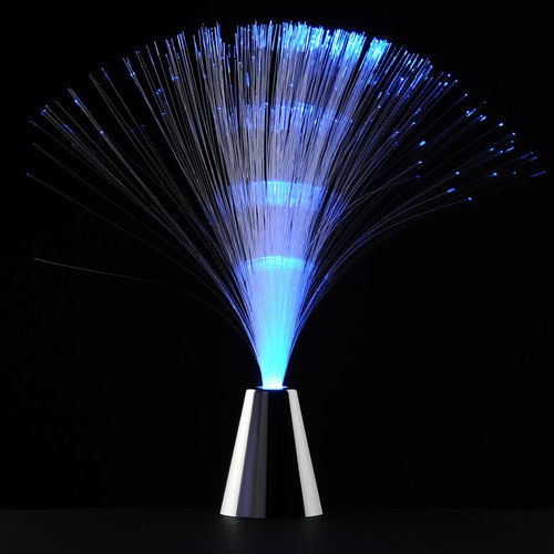 Additional Image 2 - a blue light coming out of a metal cone