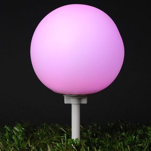 Additional Image 1 - a pink ball on a pole