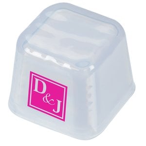Additional Image 1 - a plastic key with a pink label