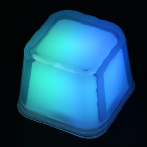 Additional Image 5 - a blue glowing cube with a black background