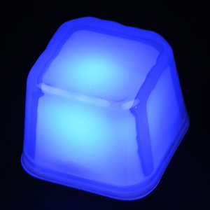 Additional Image 7 - a blue glowing cube with a black background