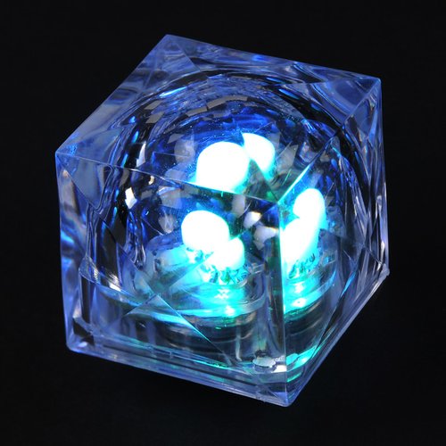 Additional Image 7 - a blue light in a cube