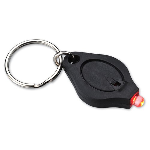 Additional Image 1 - a black and red key chain