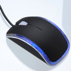 Additional Image 2 - a black and blue computer mouse