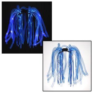 Additional Image 3 - a blue scarf on a black background