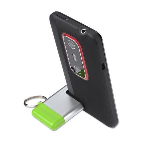 Additional Image 1 - a black and green usb flash drive