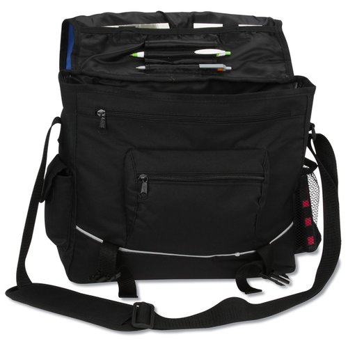 Additional Image 1 - a black backpack with straps