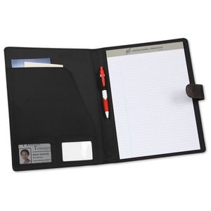 Additional Image 1 - a black folder with a white paper and a red pen