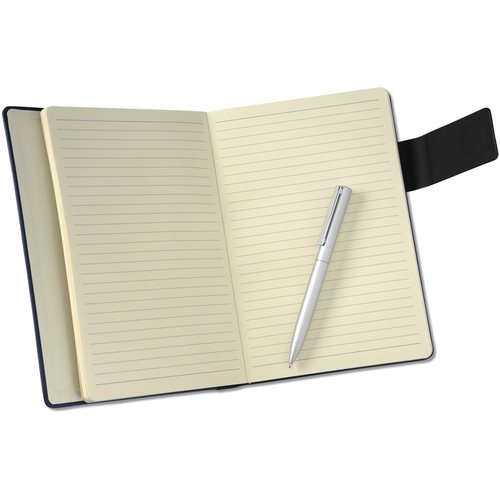 Additional Image 2 - a white book with black straps