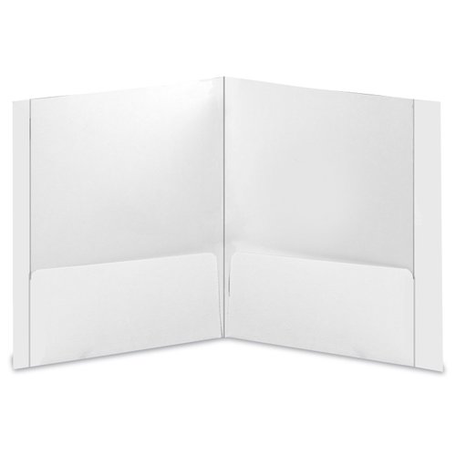 Additional Image 1 - a white folder with a pocket