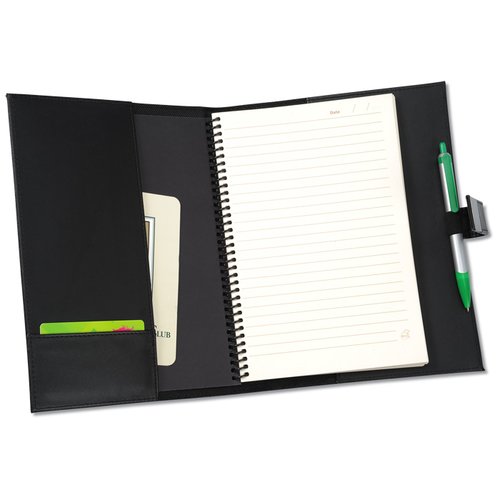 Additional Image 1 - a black folder with a white sheet of paper