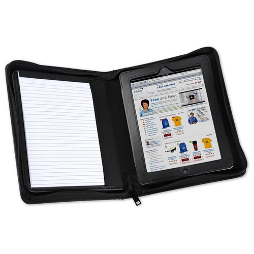 Additional Image 3 - a black folder with a white page