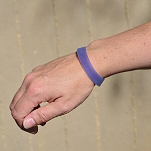 Additional Image 1 - a person wearing a purple wristband