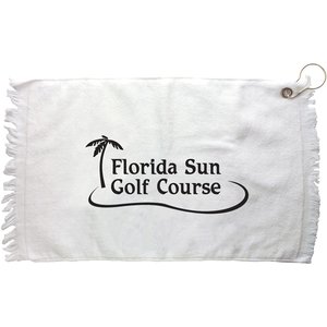 Additional Image 3 - a white towel with black text