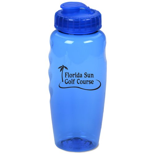 Additional Image 2 - a blue plastic water bottle