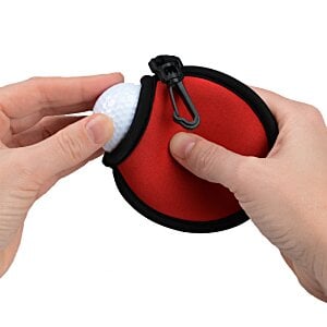 Additional Image 1 - a person holding a red and white pouch