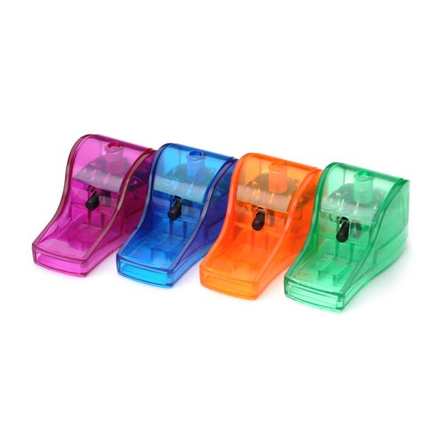 Additional Image 2 - a group of colorful pencil sharpeners