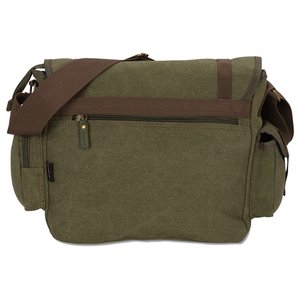 Additional Image 2 - a green bag with brown straps