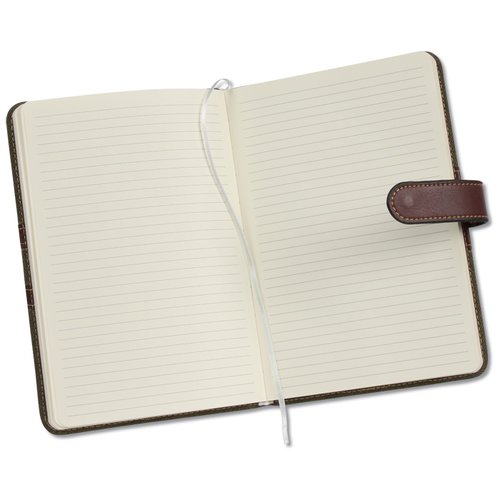 Additional Image 1 - a notebook with a leather strap