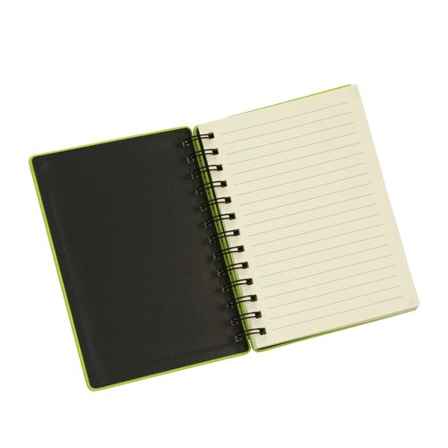 Additional Image 1 - a black and white notebook