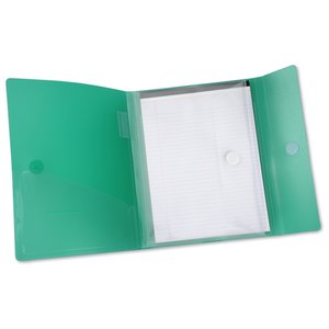 Additional Image 1 - a green folder with a white square inside