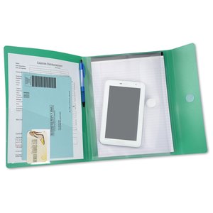Additional Image 4 - a green folder with a picture of a cell phone