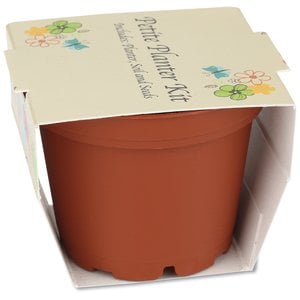 Additional Image 2 - a brown pot with a white label