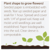 View Image 3 of 3 of Plant-A-Shape Flower Seed Packet - Awareness
