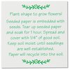 View Image 2 of 5 of Plant-A-Shape Flower Seed Packet - Round