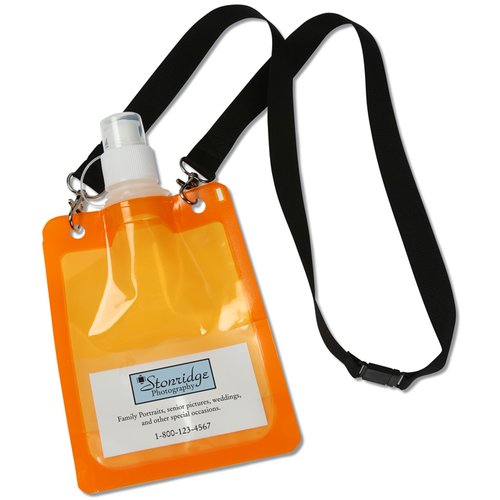 Additional Image 2 - a yellow plastic bag with a black strap