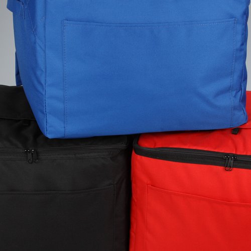 Additional Image 2 - a blue square object with a black zipper