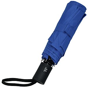 Additional Image 1 - a blue umbrella with black straps