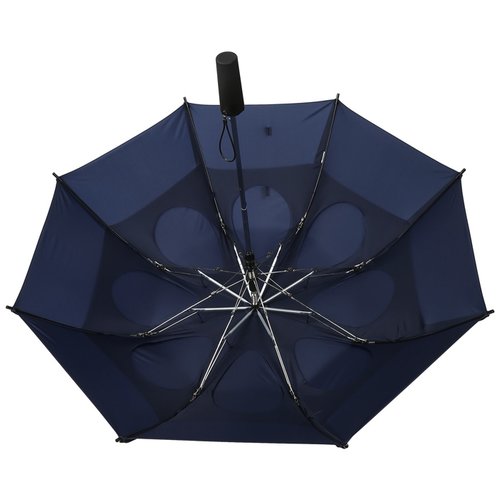Additional Image 3 - a black umbrella with a spider on it