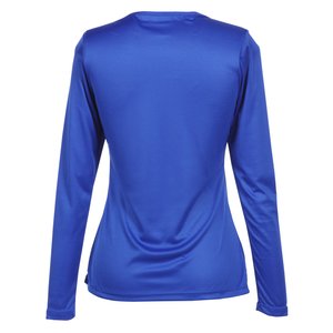 Additional Image 1 - a blue long sleeved shirt