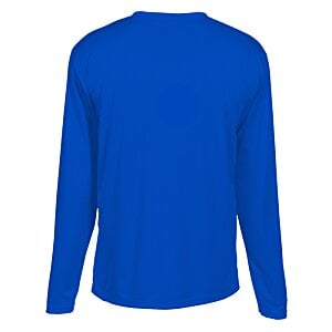 Additional Image 1 - a blue long sleeved shirt
