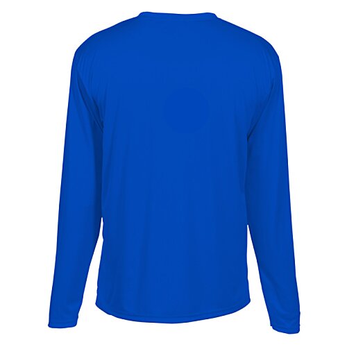Additional Image 1 - a blue long sleeved shirt