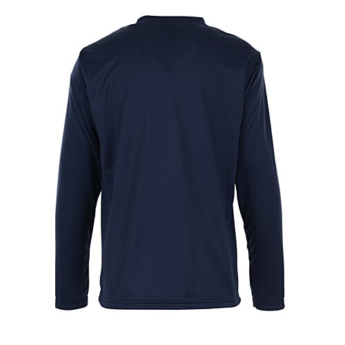 Additional Image 1 - a back of a blue shirt