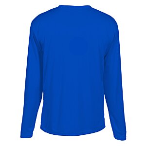Additional Image 1 - a blue long sleeved shirt