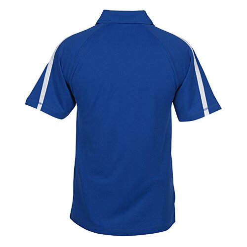Additional Image 1 - a blue shirt with white stripes