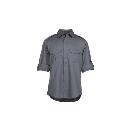 Additional Image 1 - a grey shirt with a short sleeve