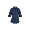 View Image 2 of 3 of Two-Pocket Stain-Resistant Roll Sleeve Shirt - Ladies'