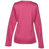 View Image 2 of 3 of Heather Challenger Long Sleeve Tee - Ladies' - Embroidered