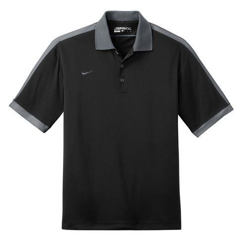 Additional Image 3 - a black polo shirt with collar