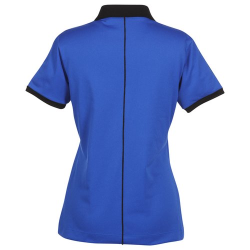 Additional Image 1 - a blue shirt with black trim