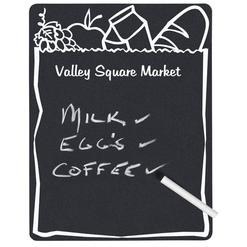 Additional Image 1 - a black board with white writing