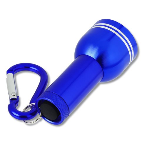 Additional Image 1 - a blue flashlight with a strap