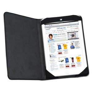 Additional Image 1 - a black folder with a white paper on it