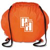 View Image 3 of 3 of Reflective Pumpkin Drawstring Sportpack - 24 hr