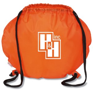 Additional Image 2 - an orange bag with a black strap