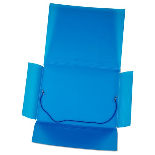 Additional Image 3 - a blue rectangle object with a black string